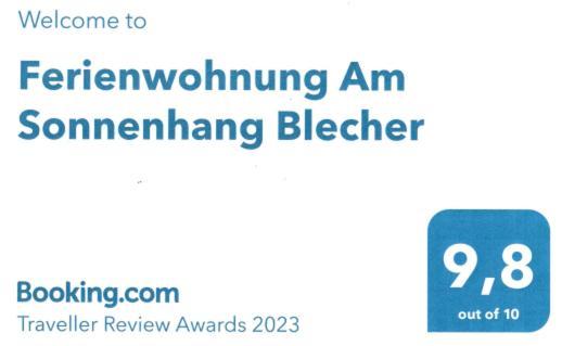 Ferienwohnung Am Sonnenhang Blecher Bad Laasphe Exterior foto